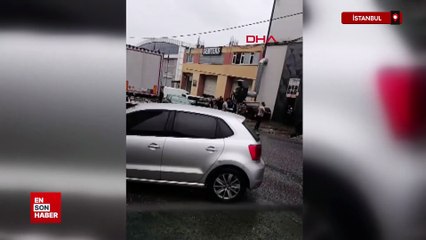 İstanbul'da tekmeli yumruklu yük indirme kavgası