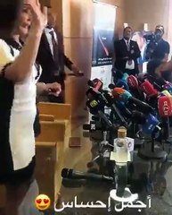 شاهدي كيف وصلت إليسا إلى مهرجان موازين