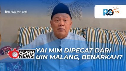APAKAH YAI MIM DIPECAT DARI UIN MALANG? INI KLARIFIKASI LENGKAPNYA