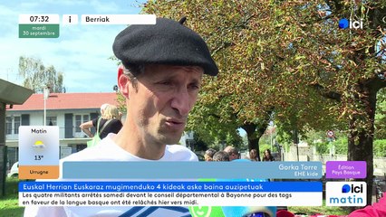 30/09/2025 - ici matin par ici Pays Basque en vidéo