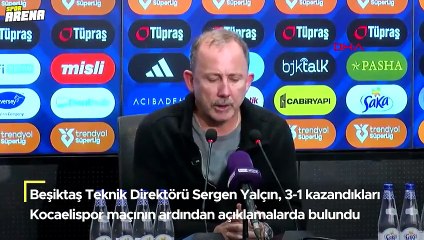 Sergen Yalçın'dan Kocaelispor maçı sonrası Galatasaray derbisi yorumu!