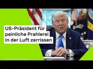 Donald Trump im Gold-Rausch: "Besessener" US-Präsident für peinliche Prahlerei in der Luft zerrissen