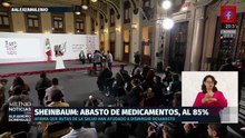 Presidenta Sheinbaum asegura que desabasto de medicinas se ha reducido en México