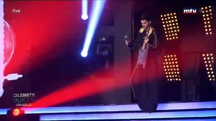 فيديو.. لحظة سقوط عباس جعفر أرضاً في "ديو المشاهير"