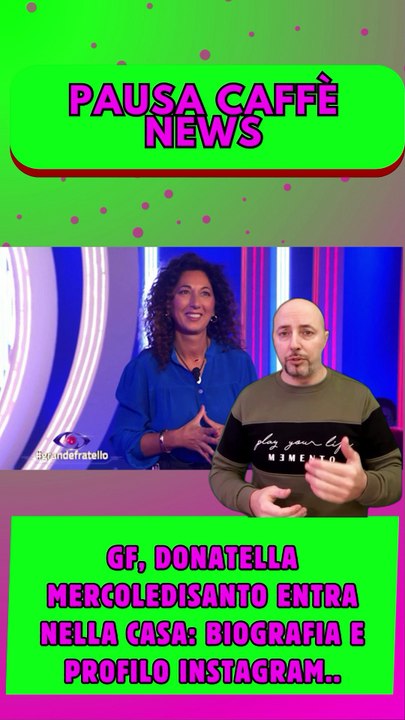 GF, Donatella Mercoledisanto entra nella Casa biografia e profilo Instagram..