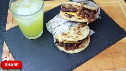 🔥 PARATHA SMASH BURGER RECIPE | Street Style Burger | Cook With Faiza