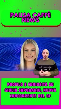 Profilo e curiosità su Giulia Soponariu, nuova concorrente del GF..