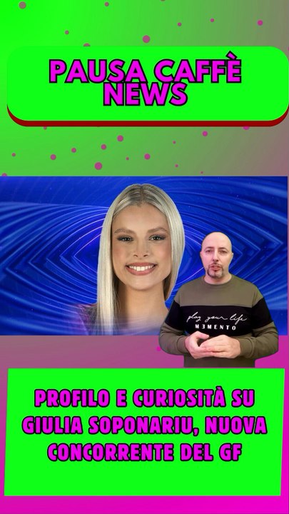 Profilo e curiosità su Giulia Soponariu, nuova concorrente del GF..