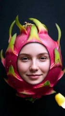 Dragon fruit is eating and dancing while singing 🤯 🎶