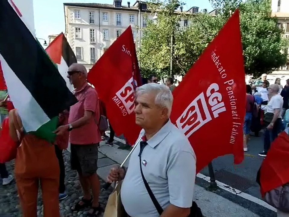 FREE PALESTINE! PIAZZA SANTO STEFANO A MILANO (6 SETTEMBRE 2025)