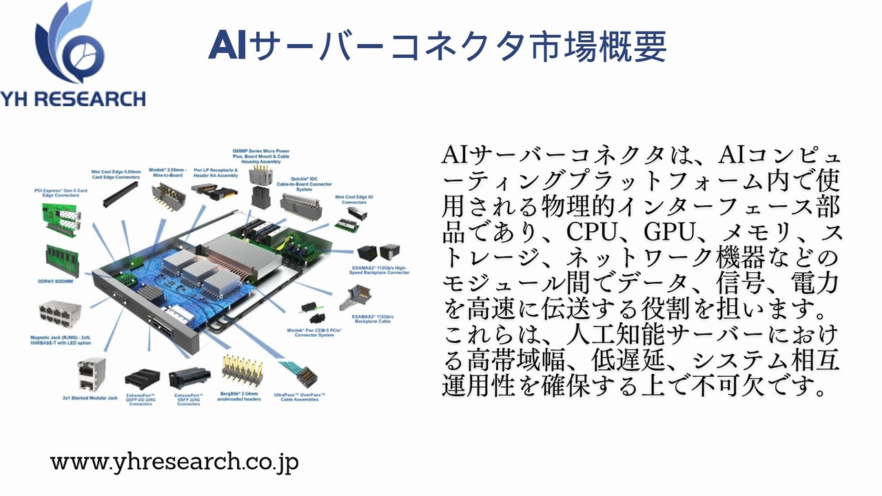 AIサーバーコネクタの世界市場レポート2025-2031─影片 Dailymotion