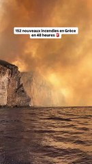 Des incendies ravagent la Grèce actuellement 🚨 avec @marieke_lb