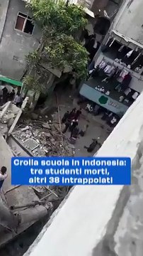 Tragedia in Indonesia: Crollo di una Scuola Islamica a Sidoarjo, Tre Morti e 38 Dispersi