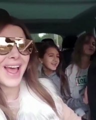 فيديو.. زوج نانسي عجرم يُغنِّي مع ابنتيه