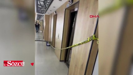 Halatı kopup zemine çakılan asansörün kabinindeki Pelin hayatını kaybetti