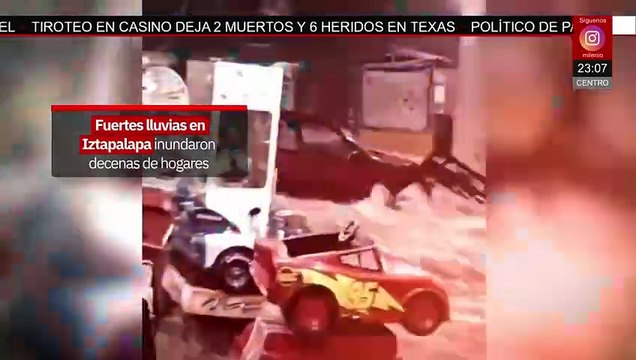 Inundaciones en Iztapalapa dejan colonias afectadas y comerciantes damnificados