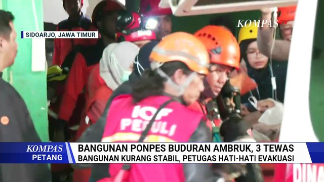 Pilu! Wagub Jatim Datangi Ponpes Al Khoziny Sidoarjo, Keluarga Korban Menangis Harap Santri Selamat