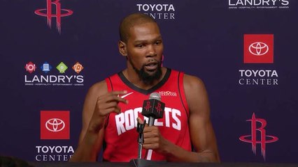 Rockets - Durant : ''Je me vois signer une prolongation de contrat''