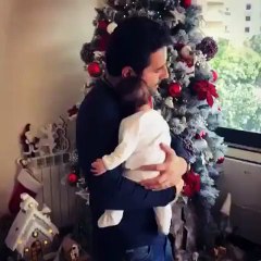 شاهدي.. رقصة رائعة تجمع وسام بريدي وطفلته