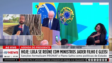 Lula se reúne com Jader Filho e Gleisi Hoffmann nesta terça (30)