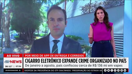 Crime organizado expande negócios com ‘vapes’