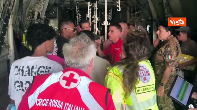 Sette bambini da Gaza arrivati in Italia per ricevere cure