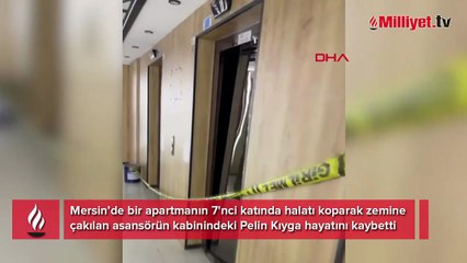 1 çocuk annesi Pelin'in feci sonu! Asansörün halatı koptu, 7. kattan zemine düştü