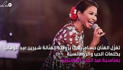 حسام حبيب يتغزّل بزوجته شيرين عبد الوهاب في "عيد العُشّاق"