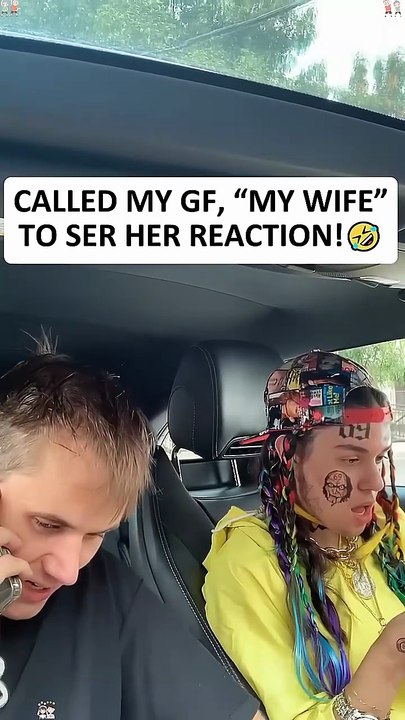 Calling my girlfriend my wife to get her reaction 🤣😍🥰🤪#funny #prank #comedy #couple #family