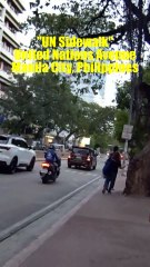 Sidewalk in United Nations Avenue, Manila City, Philippines