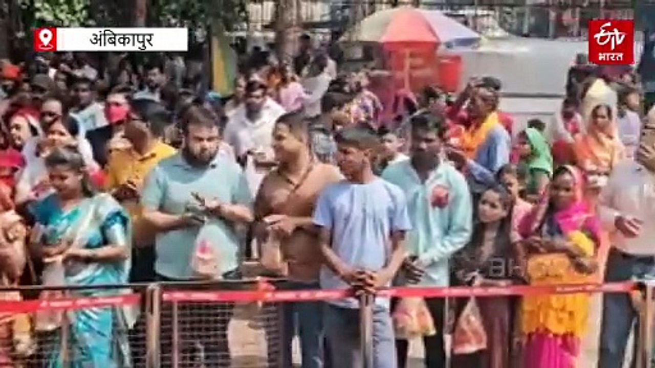 नवरात्रि 2025 : महामाया मंदिर में संधी पूजन, रा...