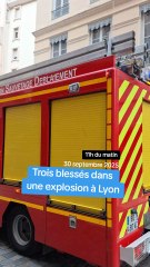 Une explosion fait trois blessés à Lyon