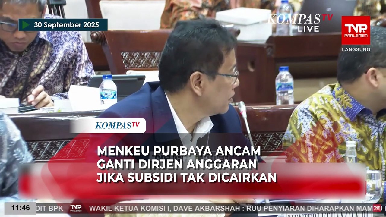 Menkeu Purbaya Ancam Ganti Dirjen Anggaran Jika Subsidi Tak Dicairkan