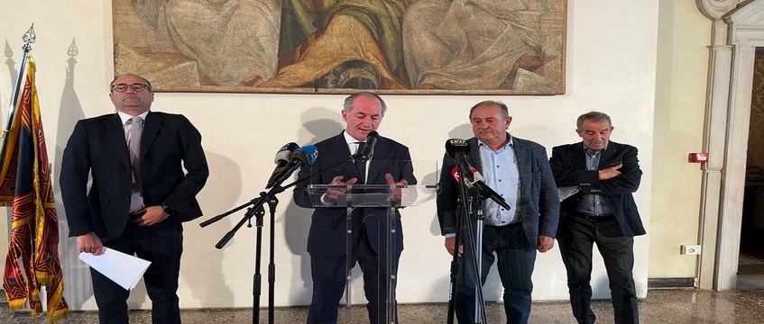 Zaia - In diretta da Palazzo Balbi per importanti aggiornamenti. (30.09.25)