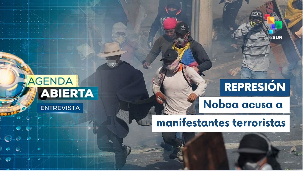 Persisten protestas contra medidas de Daniel Noboa