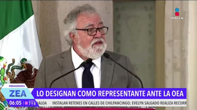 Alejandro Encinas es nombrado como embajador de la OEA