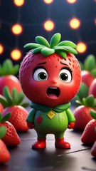 When Strawberries Started a Funny Singing Competition Under the Stars 🍓🎵🌟😂