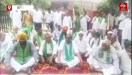 करनाल में डिजिटल कांटे से धान की तुलाई नहीं होने से भड़के किसान, अनाज मंडी के गेट पर जड़ा ताला