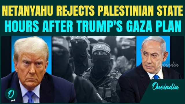 BREAKING: Netanyahu REJECTS Palestinian Statehood Hours After Trump Unveils Historic Gaza Peace Plan