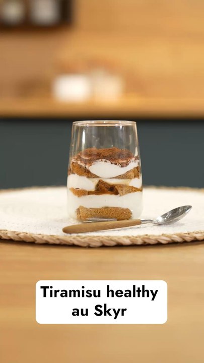 Tiramisu healthy au skyr