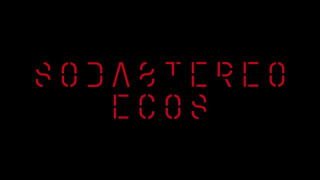 SODA STEREO ECOS - 21 de marzo - Movistar Arena (Bs As, Argentina)
