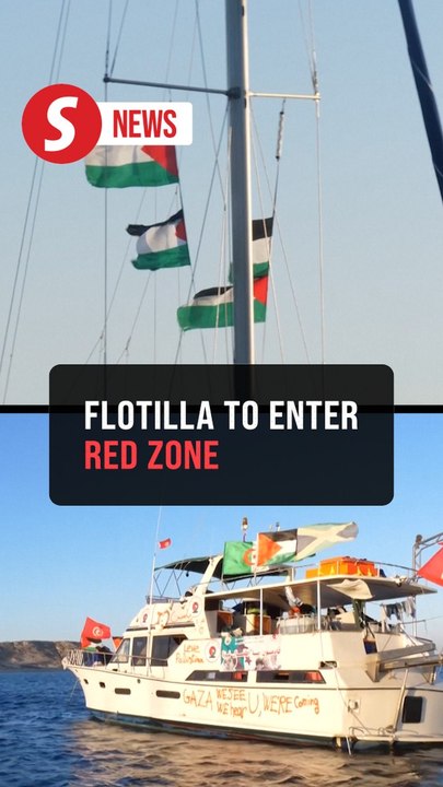 Global Sumud flotilla expected to enter red zone tomorrow