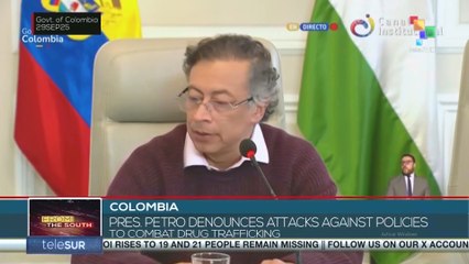 Colombia, president Petro denounces opposition to anti-drug trafficking policies