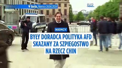 Współpracownik posła AfD skazany za szpiegostwo na rzecz Chin