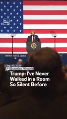 Trump: I've Never Walked in a Room So Silent Before
