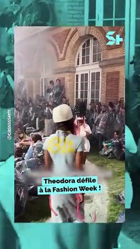 👠 Theodora fait ses premiers pas à la Fashion Week ! Pour son tout premier défilé en tant que mannequin, la « Fashion Designa » a collaboré avec le designer Rohan Mirza, célèbre pour son univers futuriste et ses créations 3D ! _ @theodorabosslady #theod