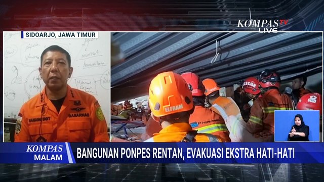 UPDATE! Tim SAR Ungkap Proses Evakuasi Korban Ponpes Ambruk di Sidoarjo: 7 Santri Bisa Berkomunikasi