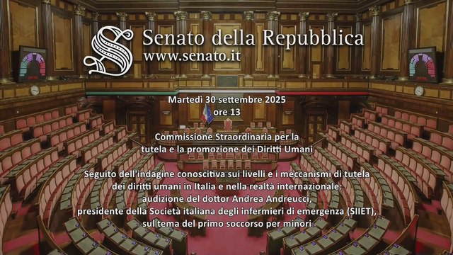 Roma - Seguito dell'indagine conoscitiva sui livelli e i meccanismi di tutela dei diritti umani (30.09.25)