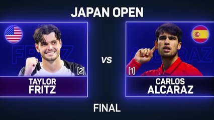 Alcaraz dominates Fritz to win the Japan Open
