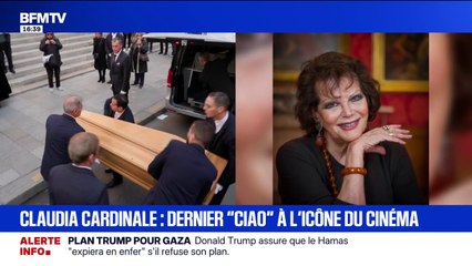 Des centaines de personnes réunies pour un dernier adieu à Claudia Cardinale à Paris